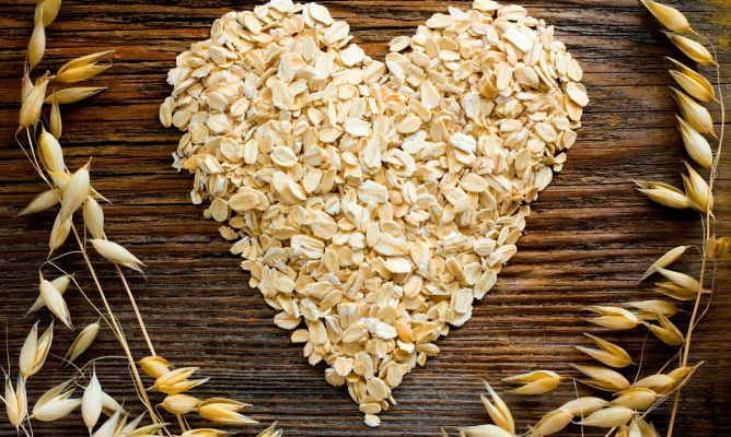 La avena en la piel