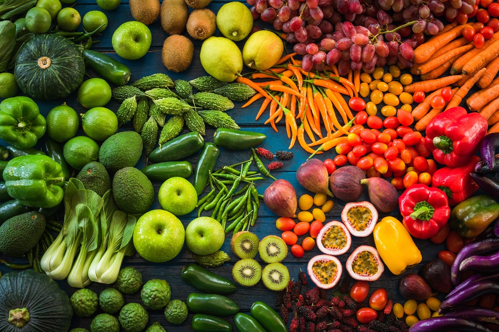 La importancia de consumir frutas y verduras