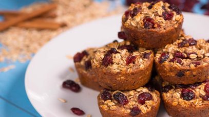 Muffins de Avena y Arándanos