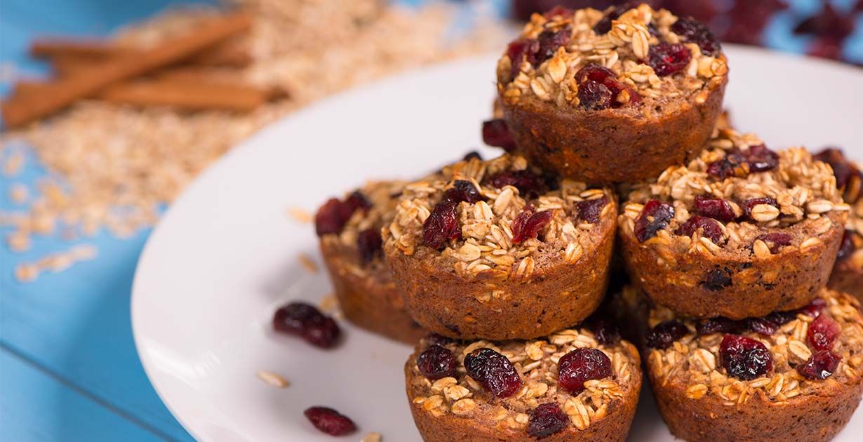 Muffins de Avena y Arándanos