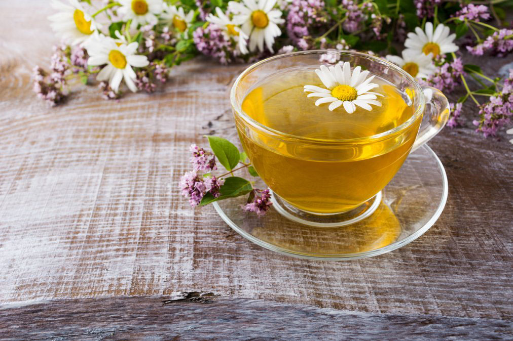 Té de manzanilla para aliviar el insomnio